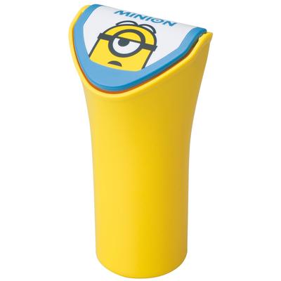 BONFORM Minion Auto Mülleimer Slim Abfalleimer für Dose, Klein-/Standardwagen, 25x9x10cm, Gelb, 7293-64YE