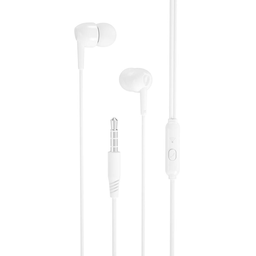Xo Słuchawki Przewodowe Ep37 Jack 3,5Mm Dokanałowe Białe