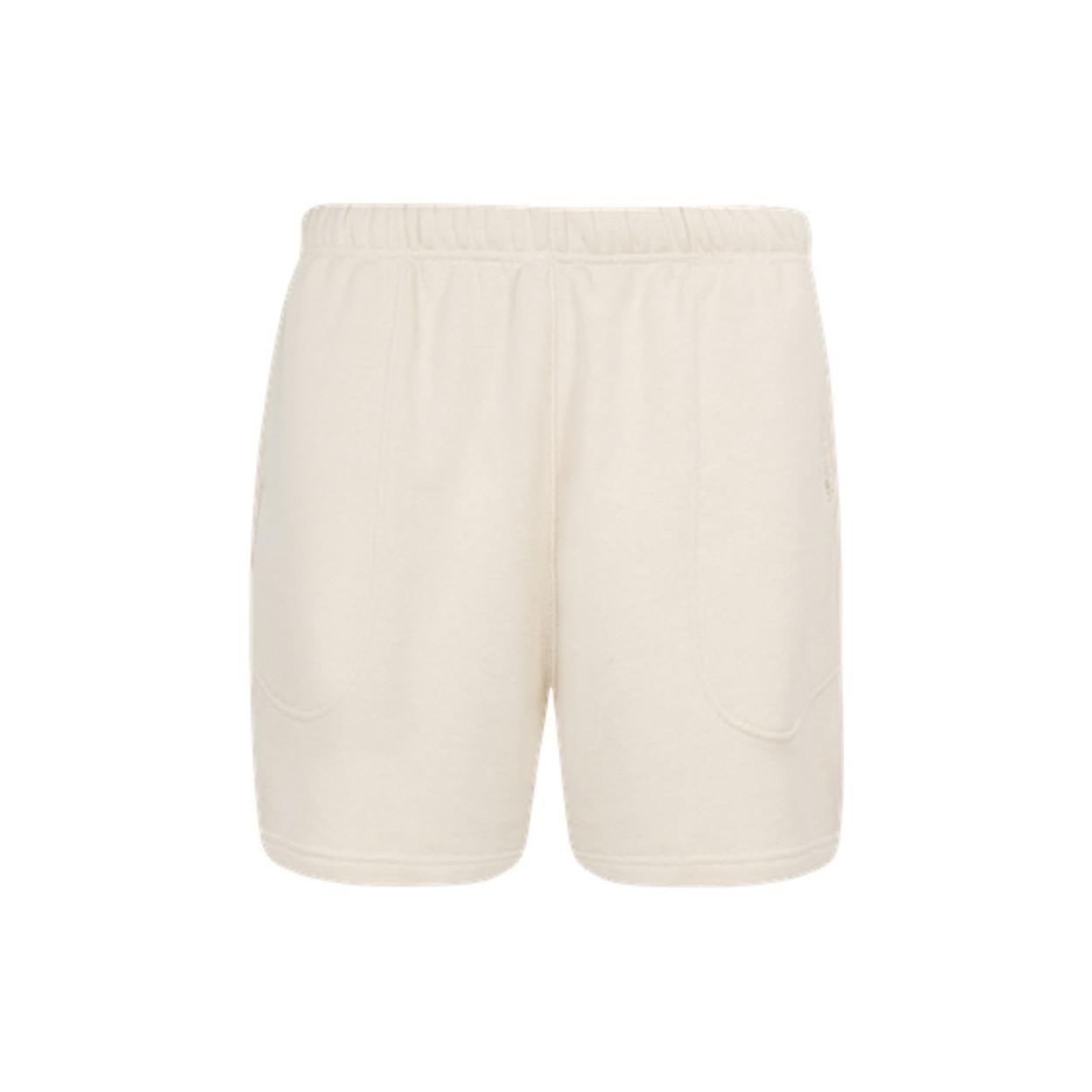 Calvin Klein Logo Embroidered Loose Fit Shorts Unisex shorts Milk-White 40829ST-YAE M