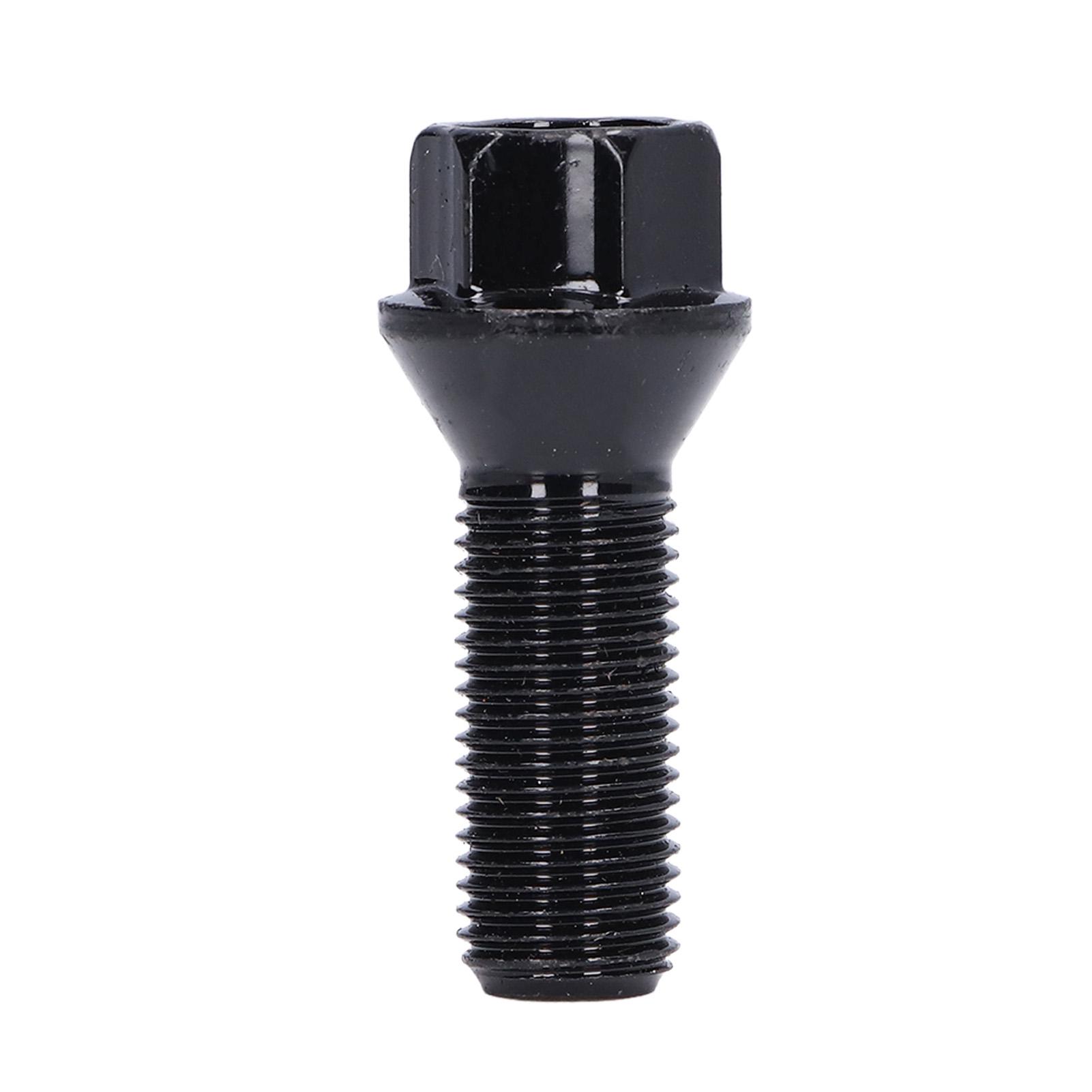 

M14x1.5 черный стальной болт крепления колеса для замены для 1 серии 2 серии 3 серии 5 серии 7 серии