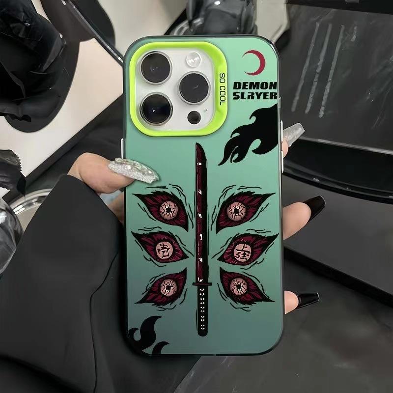 Demon Slayer Handyhülle für iPhone 18 Plus, 16 Pro Max, Anime-Stil, 13 neuer Stil, 12 Pro, Hartschale X/XS iPhone 18 Pro Max gray