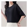 Navava Loose Fit Plain Thin 5 5 Sleeve Blouse Nb2137