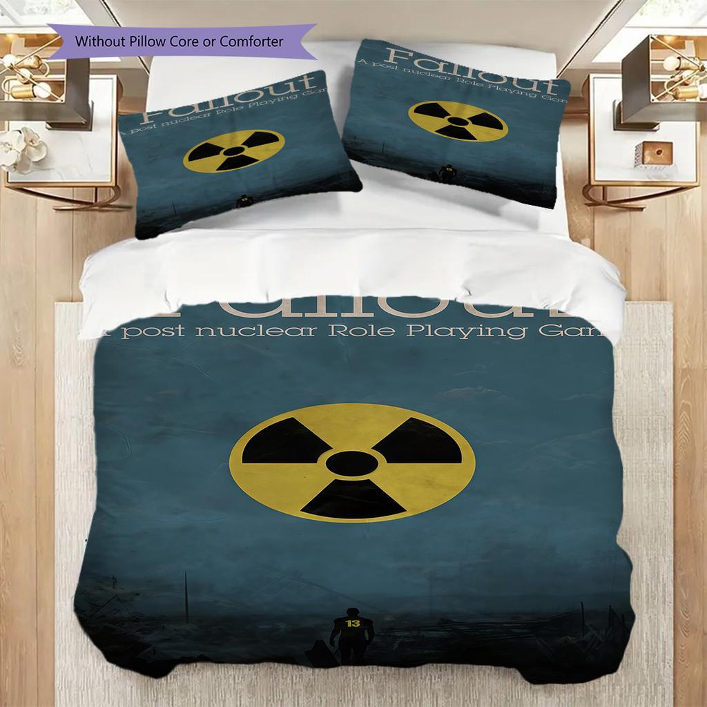 Vaulttec Secure Haven Bedding 1 Duvet Cover 2 Pillowcase Without Core Christmas Birthday Gift Soft And Comfortable Bedding Set