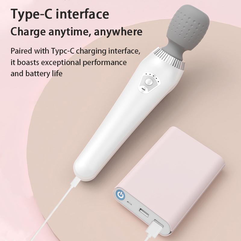 Portable Electric Massage Stick Vibration Massage Gun USB Charging Muscle Relaxation Mini Electric Kneading Vibration Massager