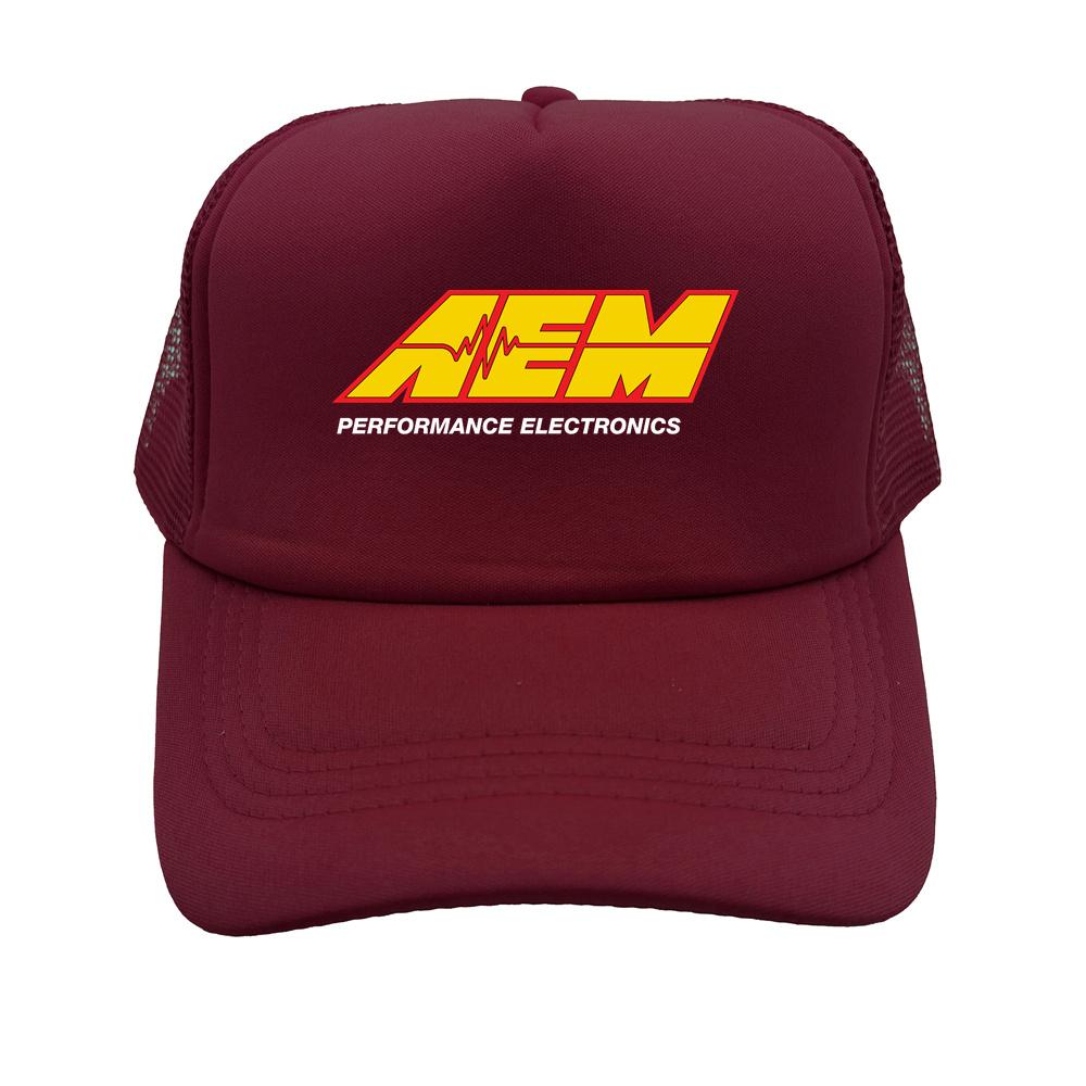 Aem Performance Electronics Trucker Cap Men Aem Hat Baseball Cap Unisex Outdoor Mesh Net Caps MZ-619