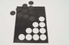 Magnetic stickers round sheet 40 mm 30 pcs foil thickness 1.0 mm