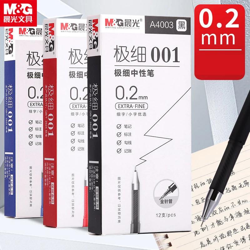 4 Pcs/lot 0.15mm 0.2mm 0.35mm Gel Pen Kawaii Simple Neutral Pen For Kids Gifts School Office Writing Supplies Student Stationery