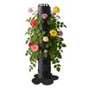 Universal vertical Planter 31.4 inches Hollow Standing Flower Pot Tower Outdoor Planter Holds up to 30 Plants for Porch Garden