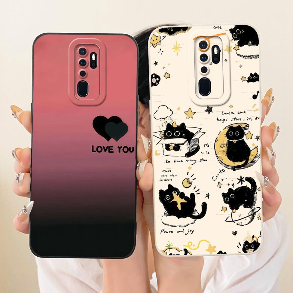 For Oppo A9 2020 CPH1937 CPH1939 CPH1941 Casing For Oppo A5 2020 Cover CPH1935 Fashion Cartoon Cool Painted Silicone Phone Case