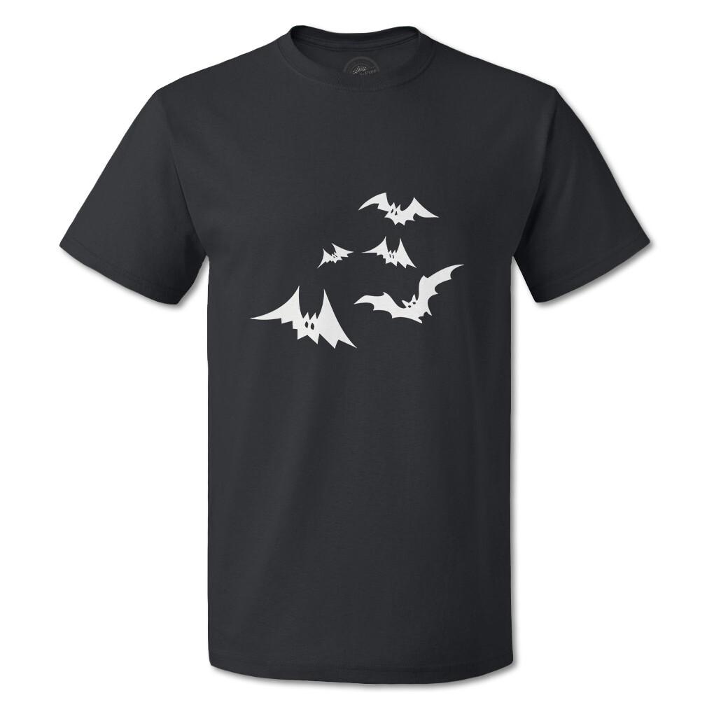 Funny Graphic T Shirts Halloween 5 Evil Bats Cotton Gore Top Demon