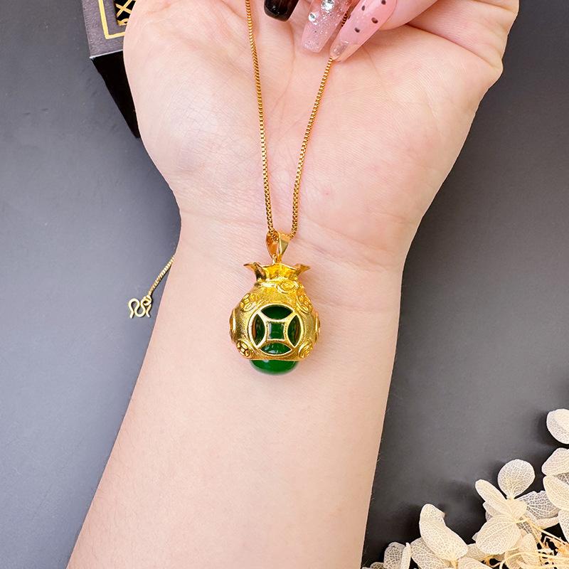 Lucky Bag Gourd Women's Retro National Fashion Jewelry Necklace Pendant