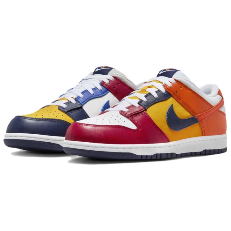 Nike Dunk Low Japan QS What The 2024 Sneakers Unisexe Multicolore Bleu Nuit Maïs Varsity IB2051-400