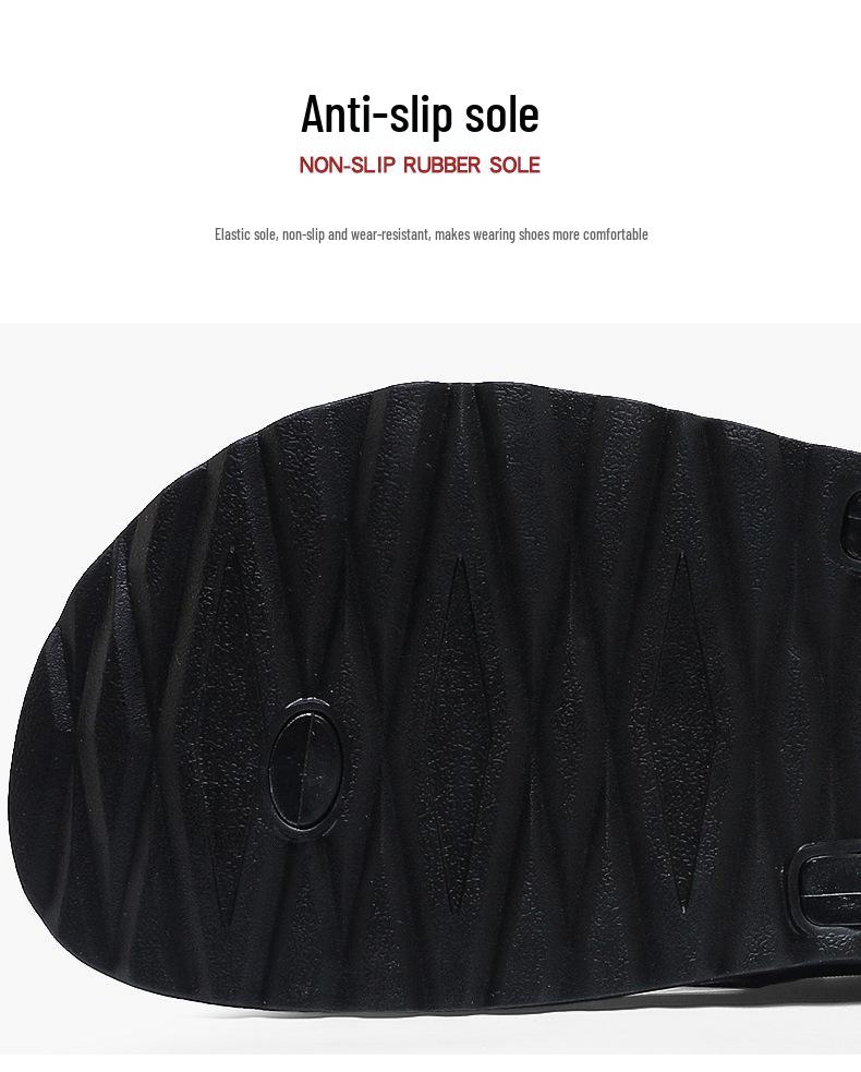 Men's Trendy Clip-Toe Non-Slip Flip Flops for Indoor & Outdoor Wear – Casual Beach Slippers