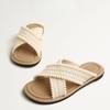 Soft-soled Woven Shoes New Style Beach Flip-flops
