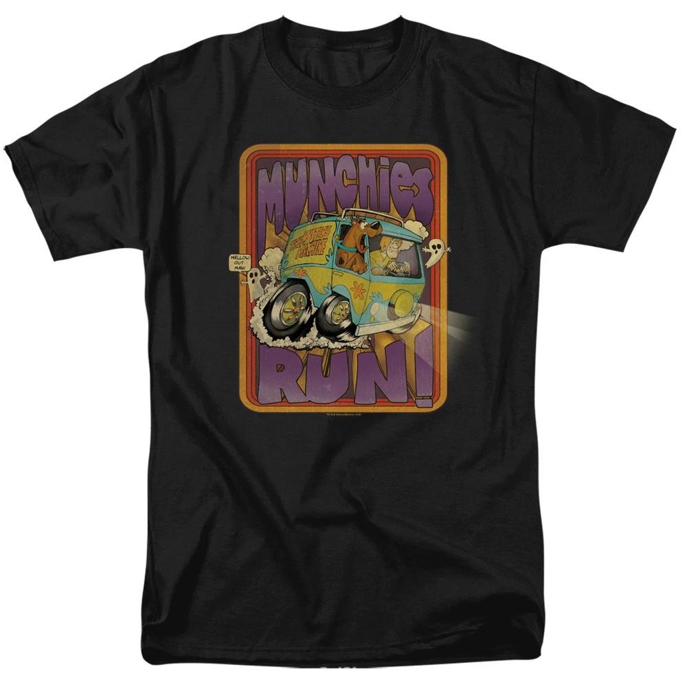 Scooby-Doo! - Munchies Run - Unisex Short Sleeve Children s T-shirt - Black 130