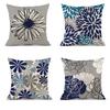 Outdoor Waterproof Cushion Cover 45X45 Floral Pillowcover Decorative Sofa Cushions Throw Pillows Pillowcase