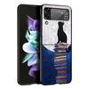 Black Cat Cartoon Cute Phone Case For Samsung Galaxy Z Flip7 Flip6 5G Flip5 Flip4 Flip3 ZFlip 7 6 3 4 5 Shockproof Back Cover Ga
