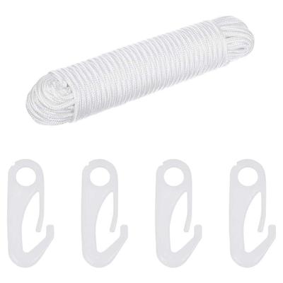 Nylon Geflochtenes Seil 6MM Fahnenmast Heiseseil Outdoor Fahnenmast Zubehör