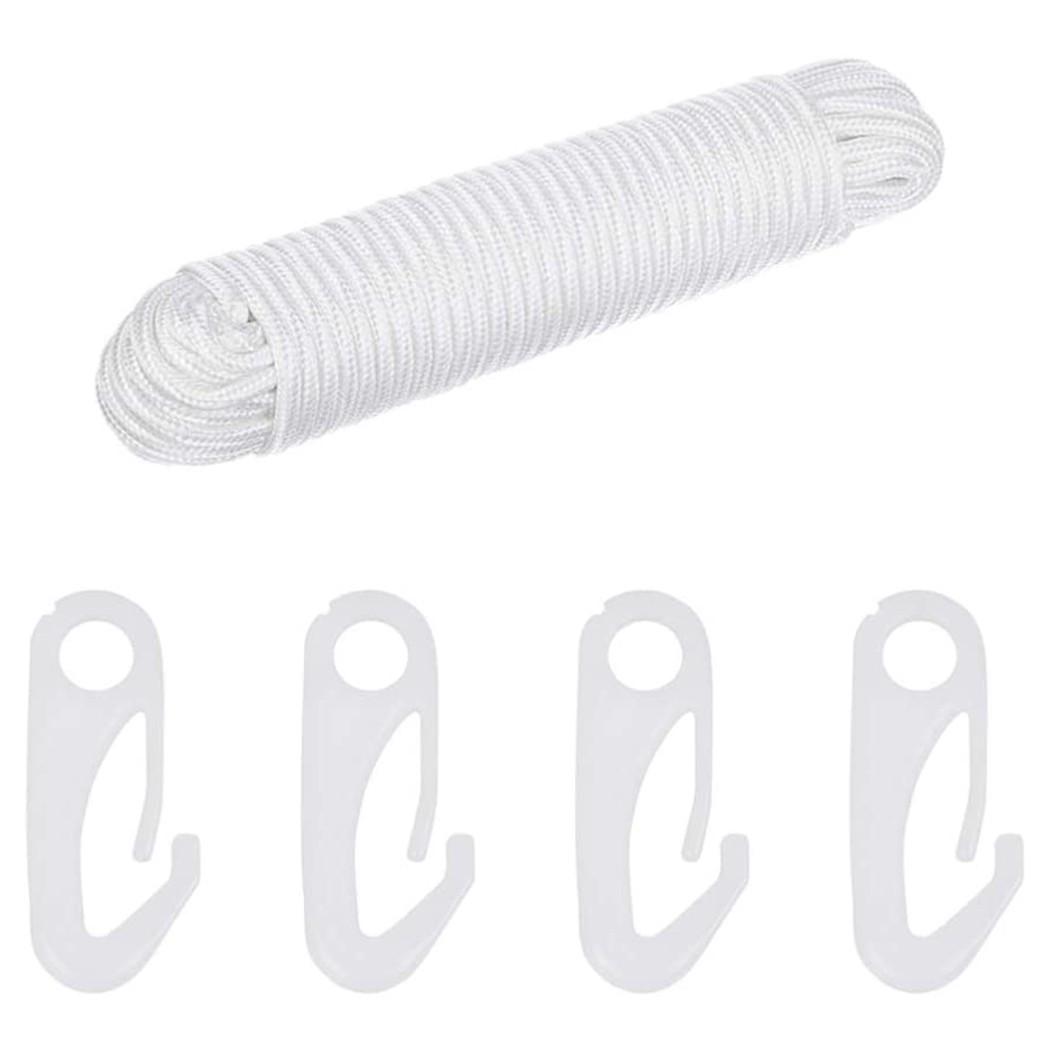 

Нейлоновый плетеный трос 6 мм трос для подъема флага уличные аксессуары для флагштока