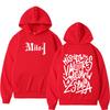 Rapper Milo  J Fashion Graphic Hoodie Women Vintage Pullover Loose Casual Thick Gothic Punk Hooded Sweatshirts Top