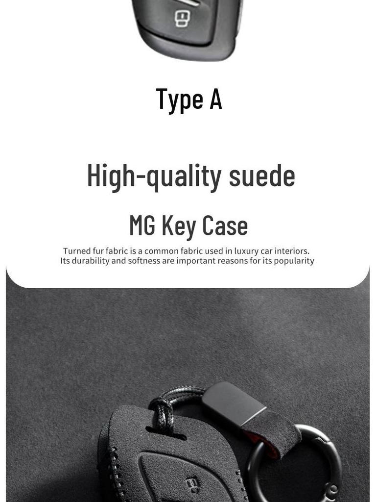 MG Key Cover for MG5, ZS17, MG6, GS, GT, and MG3 - Protective Case with Buckle