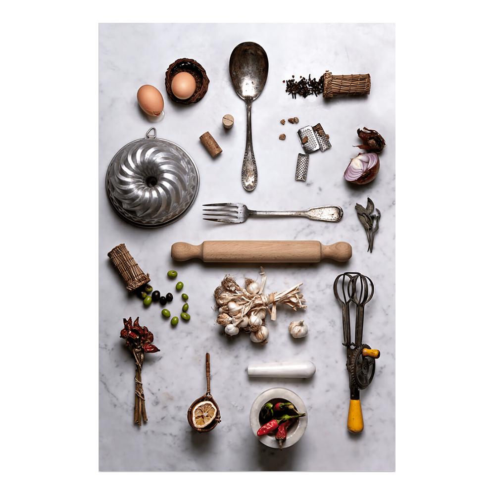 

Кухонная посуда, миска и ложка, современный домашний декор, плакат и принты, посуда, холст, настенная роспись для гостиной, декоративные фотографии 50x70cm No Frame