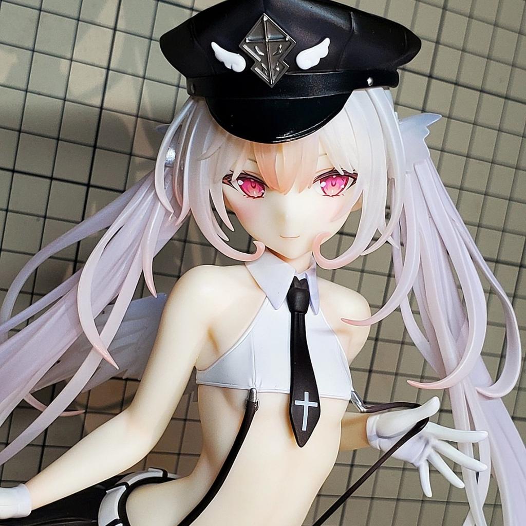23cm Union Creative Anime Figure Angel Police Sexy Girl PVC Action Figure Uniform Figuine Collectible Model Toys Doll Gift