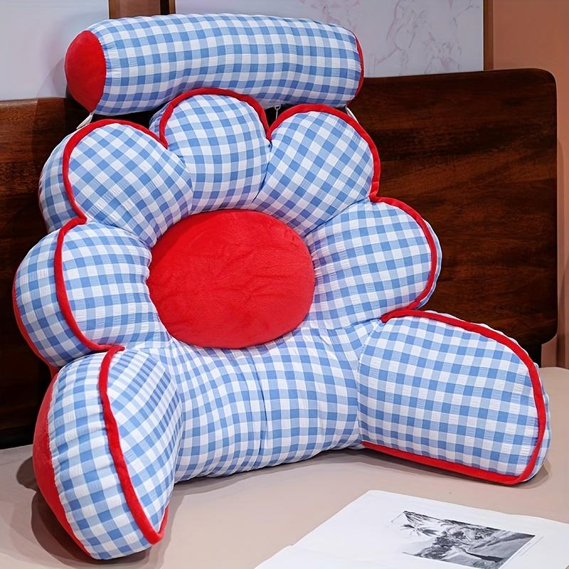 Sunflower Reading Cushion Large Lumbar Support Pillow for Bed Sofa and Office