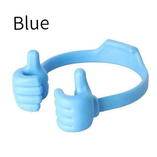 Thumbs Up Phone Holder Lazy Mobile Phone Thumb Stand Portable Elastic Creative Universal Cell Phone IPad Stand Phones Bracket