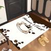 Cozy Coffee (19) Personalized Name Office Carpet Stylish Decor for Living Room Bedroom Kitchen