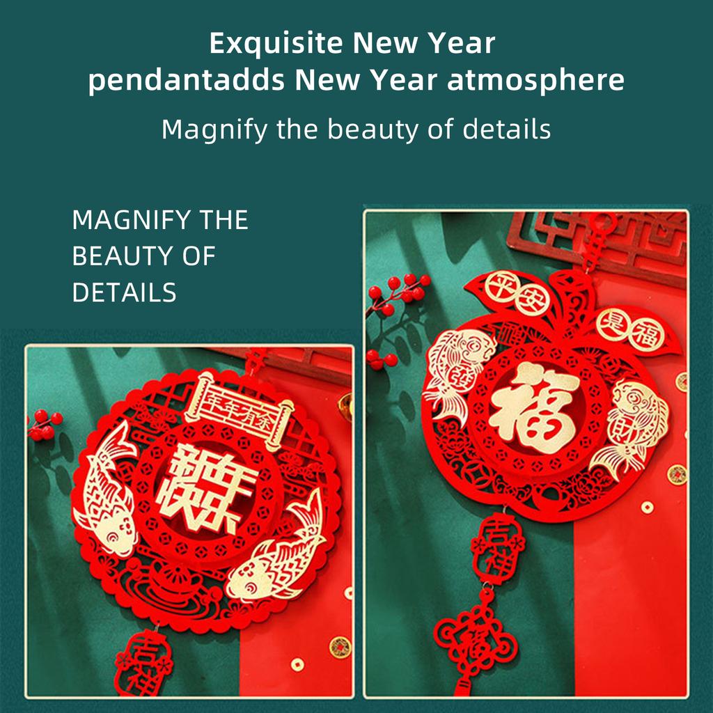 2023 Chinese New Year Decorations Spring Festival Knot Pendant Hanging Ornament for New Year Spring Festival Home Office