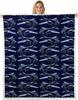 Airplane Pattern Blanket Soft Fleece Throw Kids Room Decor Aviation Theme Baby Gift Home Decoration