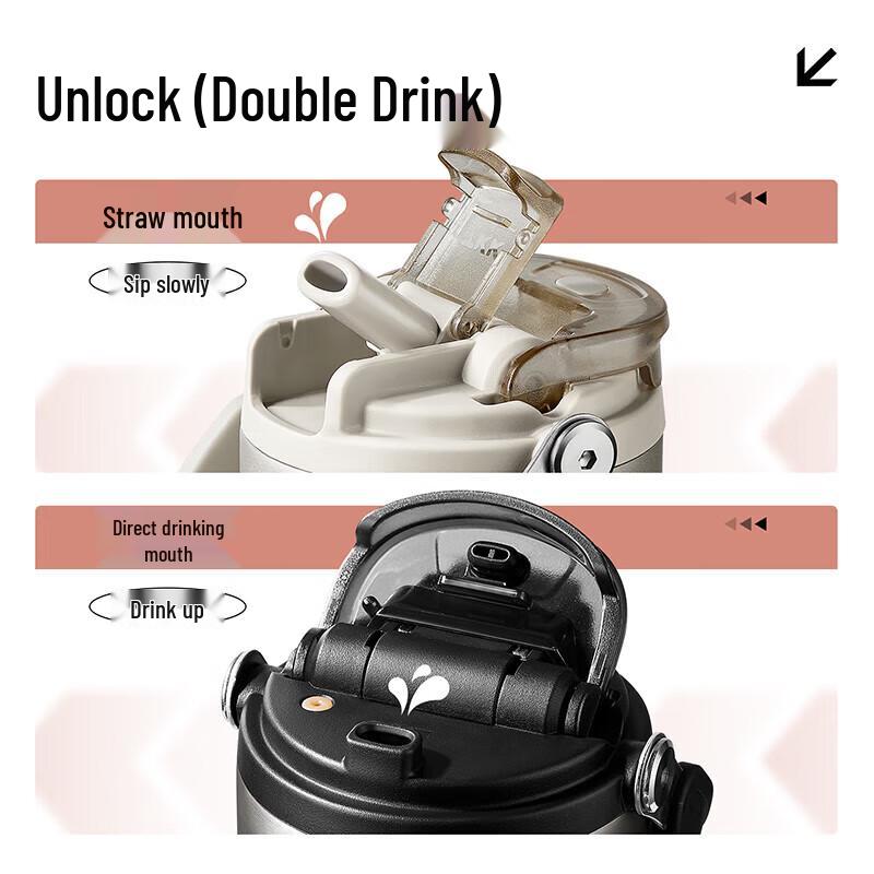 Przenośny kubek TKK Dual-Drink