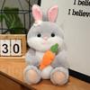 Cute Cute Carrot Little White Rabbit Doll Plush Toy Kitten Doll Girl Company Soothing Doll