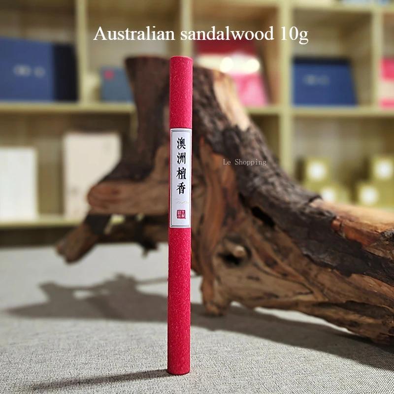 

10g Natural Stick Incense/Australian Sandalwood Old Mountain Sandalwood Four Square Incense Indoor Air Purification Joss Stick Australia sandalwood