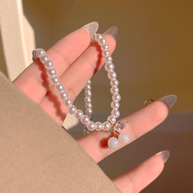 

Ожерелье-подвеска Вишневый жемчуг - Короткое, Модное, Ювелирное изделие класса легкая роскошь