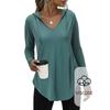 2026 Womens Hooded T Shirt Long Sleeve Casual Top Daily Sports