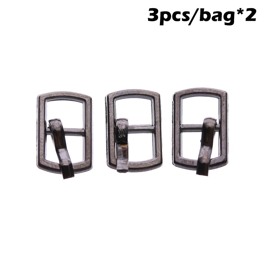 3/6 Stück/Beutel 4,5/5,5 MM Mini Ultra-kleine Dreifach-Gurt Schnalle Puppen Taschen Schnallen DIY Puppen Knöpfe Schuhe Haus DIY Bastelbedarf