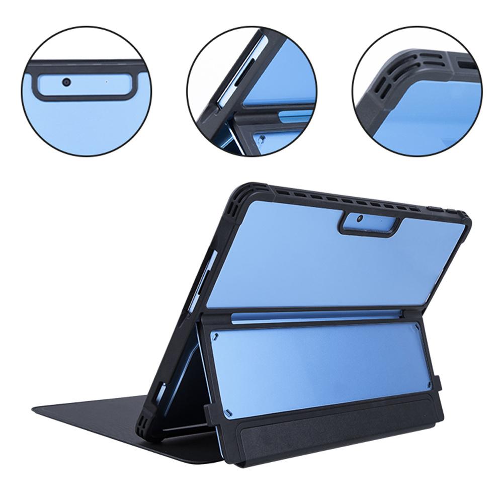 For Microsoft Surface Pro 11/10/9 Case PU Leather+Acrylic+TPU Protective Tablet Cover