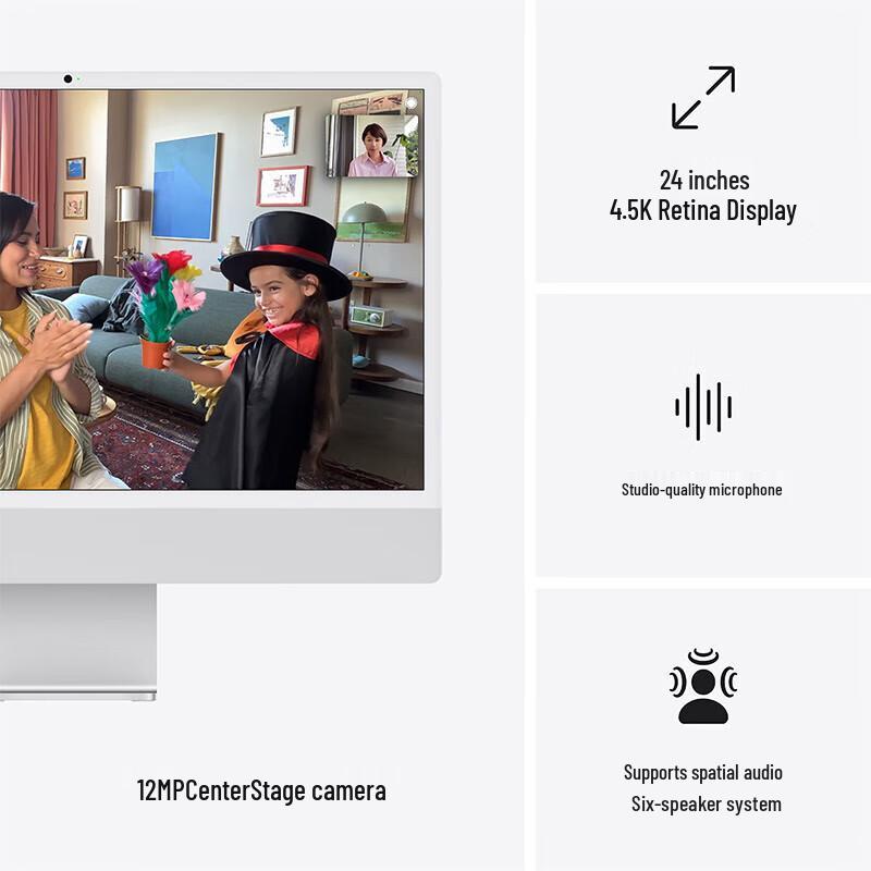 Apple iMac 24-inch All-in-One Desktop with M4 Chip (CN version)