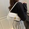 Women Simple Fashion Retro Solid Color Casual Pu Armpit Single Shoulder Bag