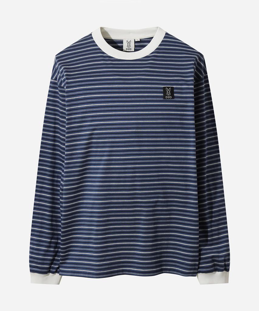 DOD Multi-Stripe Long Sleeve T-Shirt (Navy)