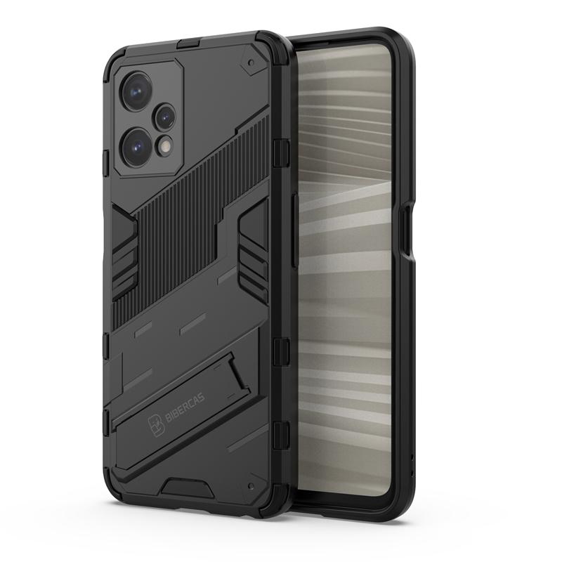 Phone Holder Case For Realme 9 Pro Plus Case Bumper Anti-knock Armor PC Full Back Cover For Realme 9i Case For Realme 9 Pro Plus