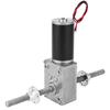 Worm Speed Reduction Motor Double Right Handed Coaxial M8 Shaft 2480 Gear Motor with Flange 24V(Speed Reduction Rate