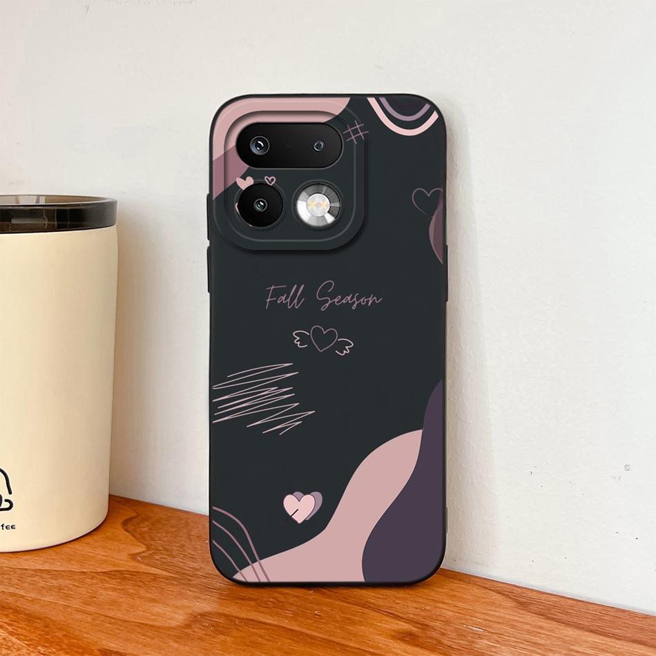 

For Realme 16 Pro Plus Case Minimalist Hearts High Quality Liquid Silicone Full Protection Phone Cover For Realme16 Pro+ Fundas realme 16 Pro+