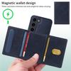 For Samsung Galaxy S23 Magnetic Case BETOPNICE Leather Phone Cover Kickstand with Detachable Card Bag