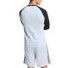 adidas Originals 3-Streifen Bequemes Rundhals Pullover T-Shirt Herren Oberteile KE2424