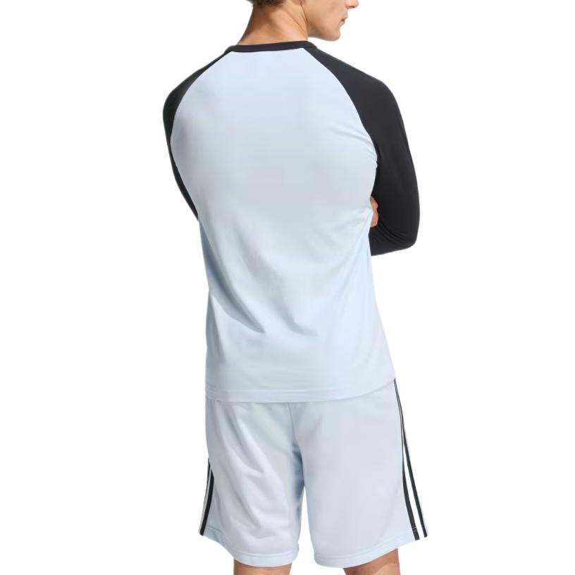 adidas Originals 3-Streifen Bequemes Rundhals Pullover T-Shirt Herren Oberteile KE2424