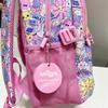 Smiggle Blue Double Shoulder School Bag for Grades 1-6 - Large, Decompression, Multifunctional Backpack