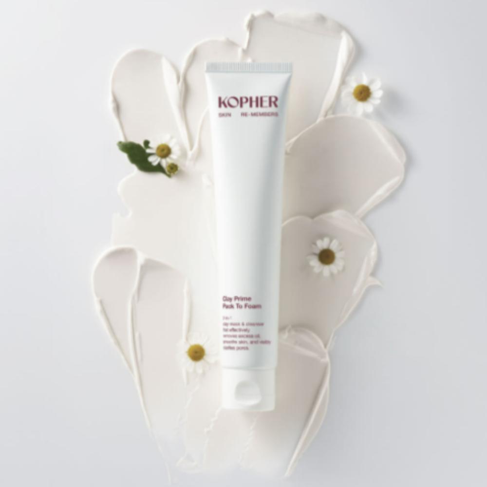 KOPHER Clay Prime Pack-to-Foam Cleanser 80ml